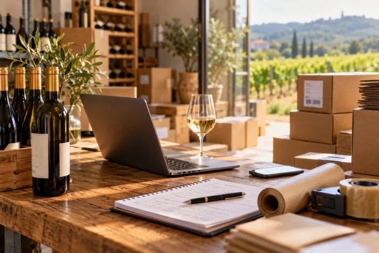Online Business Management für Weingüter – Organisation von Bestellungen und Versand